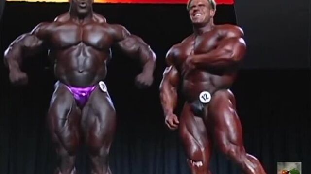 Jay Cutler and Ronnie Coleman