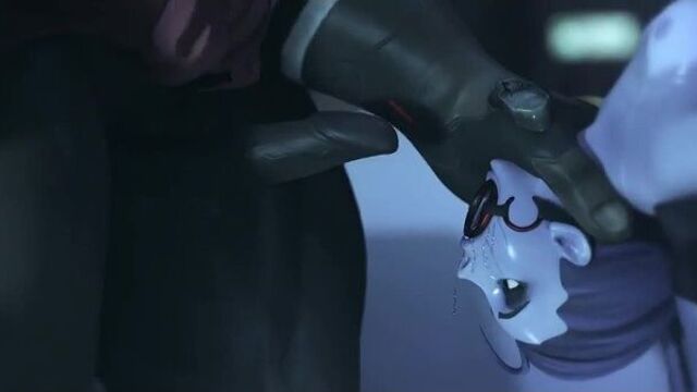 Widowmaker x Doomfist - BDSM; oral sex; minet; blowjob; deepthroat; facefuck; orgasm; cumshot; 3D sex porno hentai; [Overwatch]