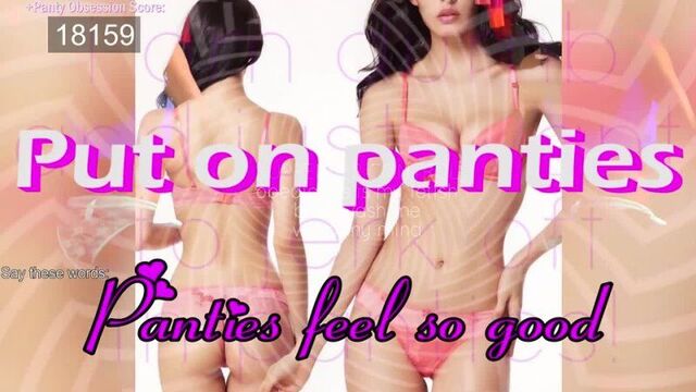 GIRLCOCK HYPNOSIS PT.4 PANTY-LUST ACTIVATION SISSY HYPNO