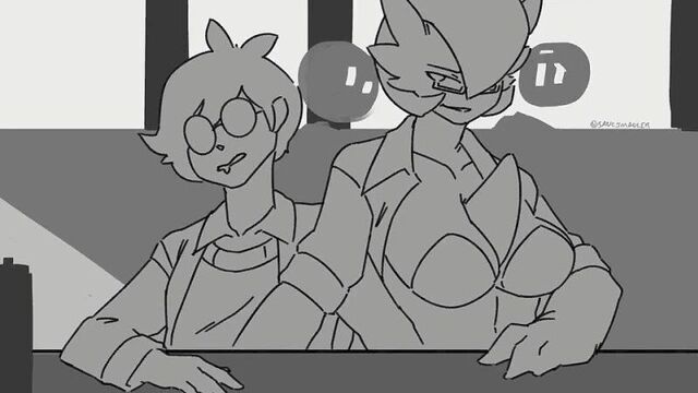 2D Yiff by Spikedmauler Furry Porn Sex E621 FYE Straight Pokemon r34 Rule34 Gardevoir Femdom Masturbation Dr. Voir Furry on Huma