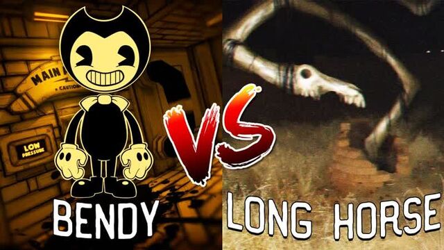 ДОЛГОВЯЗАЯ ЛОШАДЬ против БЕНДИ в майнкрафт ! Битва LONG HORSE VS BENDY MINECRAFT