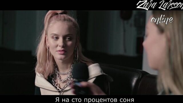 Backstage with Zara Larsson x JDWomen rus sub