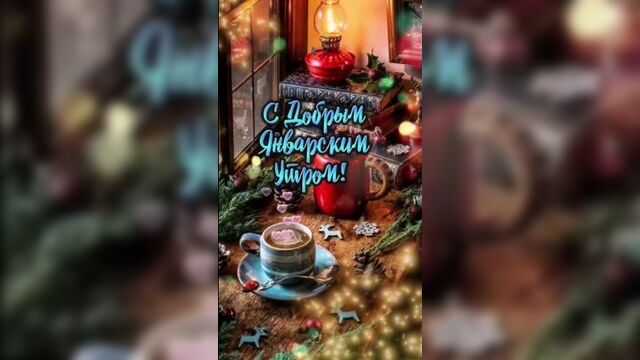 С добрым январским утром!