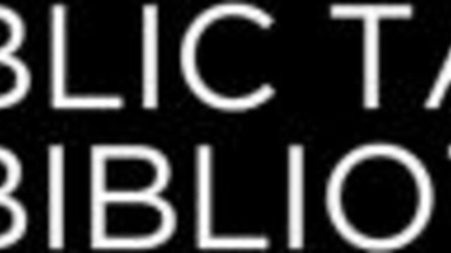 PUBLIC TALK SCENT BIBLIOTHEQUE