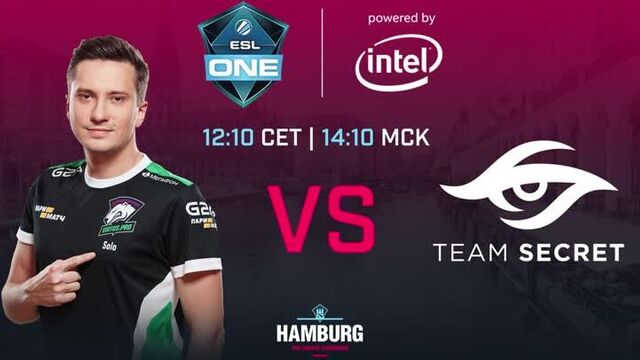 Virtus.pro vs Team Secret, bo3.