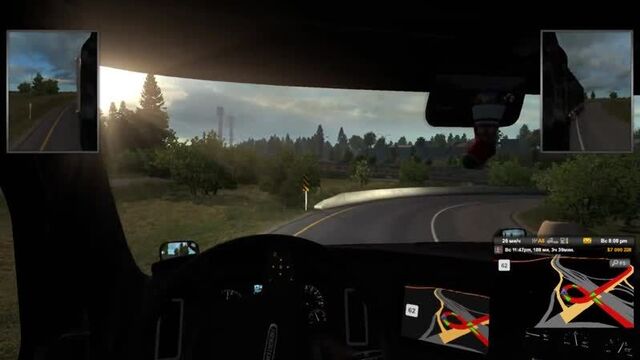 (ATS MP ProMods Canada 1.0) едем опять из Суррей в Принстон (версия игры 1.39.3.3s)