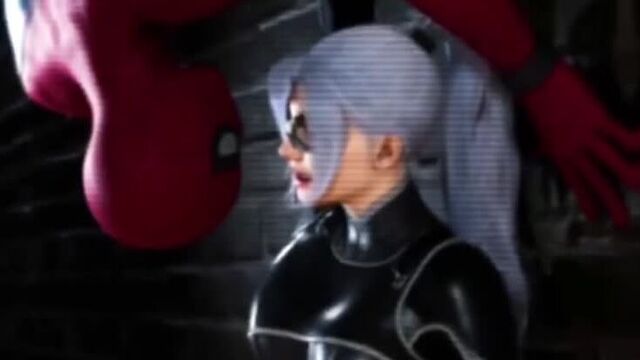↬ spider-man ps4 ; spider-man x black cat