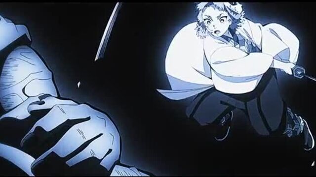 Kimetsu no yaiba. Tanjiro, Sabito and Makomo.