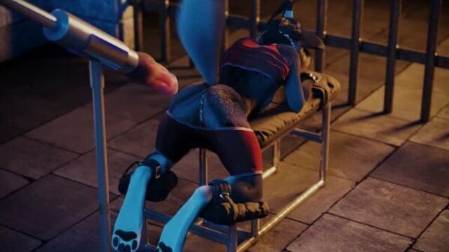 3d Yiff by Ruaidri Furry Porn Sex E621 FYE Straight Solo Sex Toy Fucking Machine Bondage Orgasm Bdsm Wolf Girl