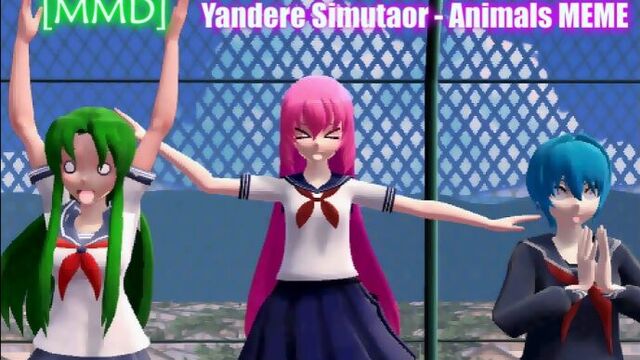 [MMD] Yandere Simulator - Animals MEME |Models DL|