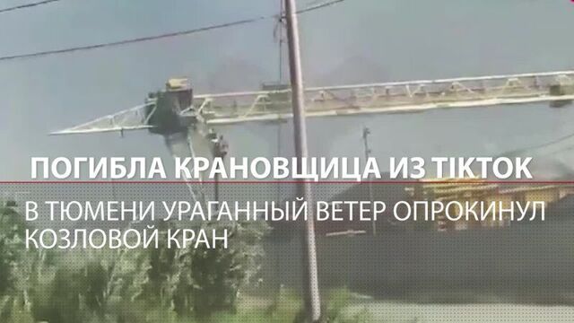 Крановщица Эльвира Демидова погибла, выпав из кабины крана