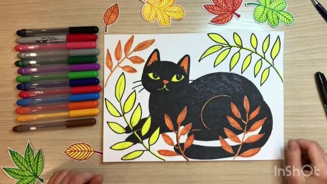 Рисунок животного. Рисунок мир животных. Рисунок животного легко. Кошка рисунок для детей. Карандаши и краски