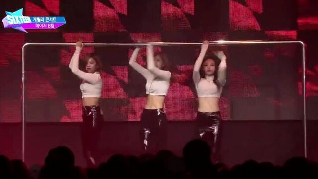SIXTEEN [150623] Major B - Hush (miss A) (Nayeon,Jungyeon,Tzuyu) ep 8 cut