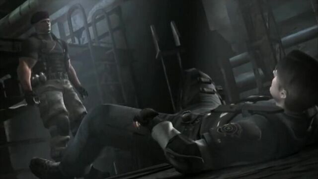 Resident Evil 4 Leon vs Krauser Knife Fight