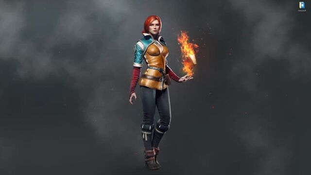 Чародейка Трисс Меригольд из игры Ведьмак 3: Дикая Охота - живые обои для Wallpaper Engine
