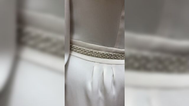 Венчальное платье для Алисеньи из шёлкового кади.