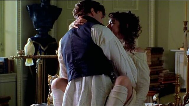 Julie Cox & Other Actress - Byron (2003) (эротическая постельная сцена из фильма знаменитость трахается голая sex scene)