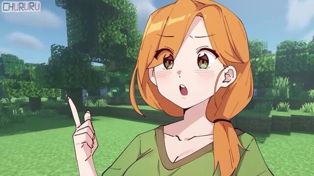 [CHURURU MoeStudio] Steve, I'm stuck ㅣ Minecraft Anime ep1