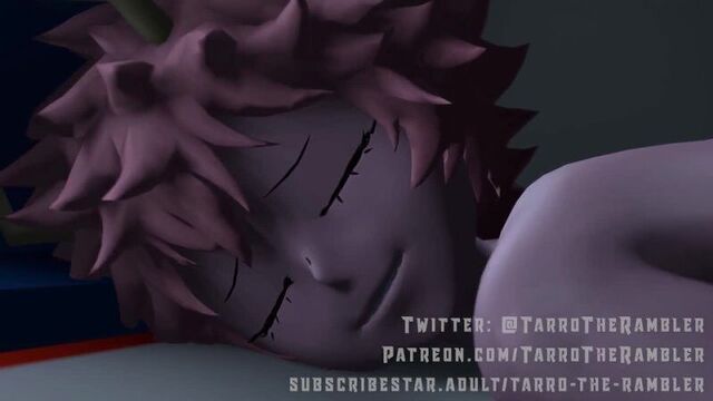 Izuku Midoriya Mina Ashido My Hero Academia TarroTheRambler animated sound 3D hentai porn
