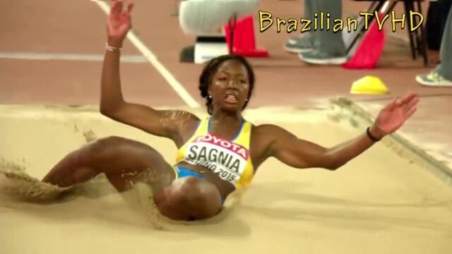 Khaddi Sagnia Long Jumps (sport fitness bikini booty)