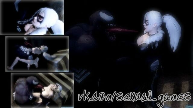 Fallen Heroines Black Cat (Marvel sex)
