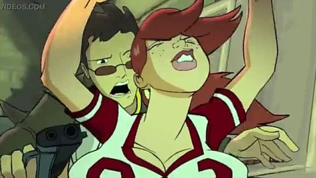 Riding Shotgun - Sexy Cartoon video (porn big tits boobs real cartoon carton)