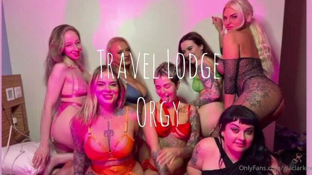 Travelodge Orgy - Gia Clarke, Lacey Amour etc