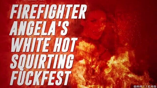 Firefighter Angela's White Hot Squirting Fuckfest 