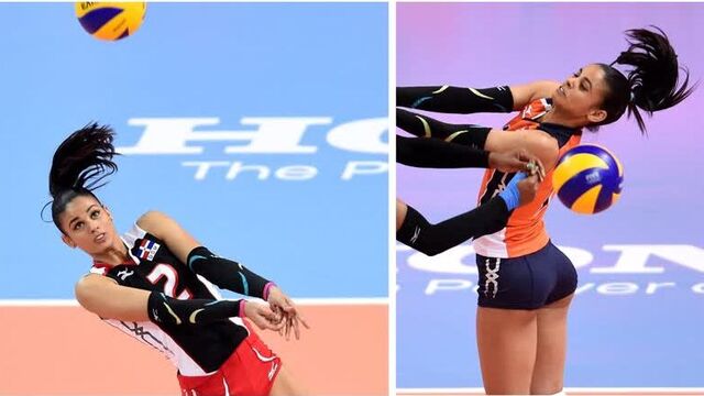 Beautiful Volleyball Player Winifer Fernandez (HD)