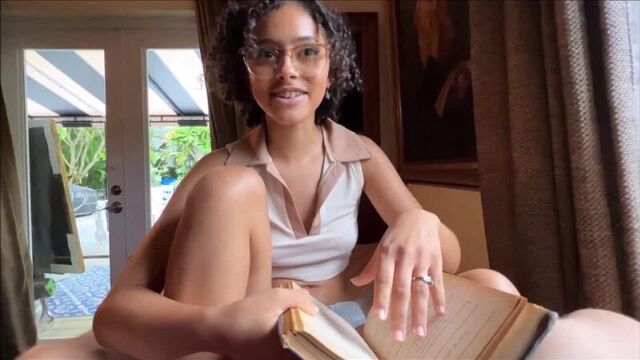 035.Bookworm Little Step Sister Tries Sex - Dani Diaz - Family Therapy - Alex Adams