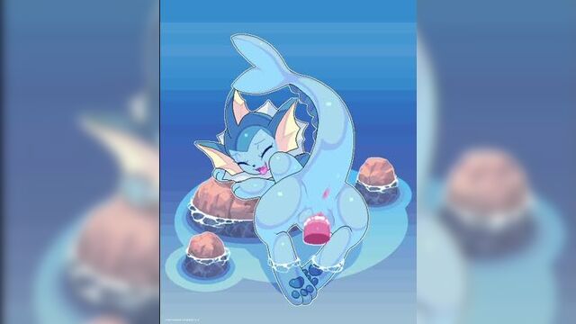 Pokentai | Pokémon Hentai | Хентай Покемоны Vaporeon getting ready