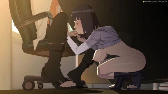 Angelyeah | Hinata Hyuuga (Naruto) [Hentai Animated Loop]