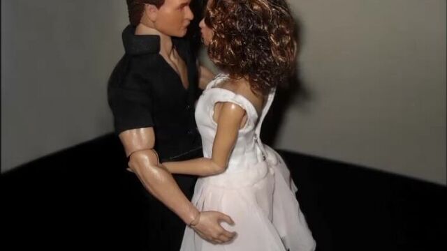 Dirty Dancing 1/6 scale custom figures /Patrick Swayze & Jennifer Grey/. Artist - Violetta Moonlight (Elena Ponomarenko)