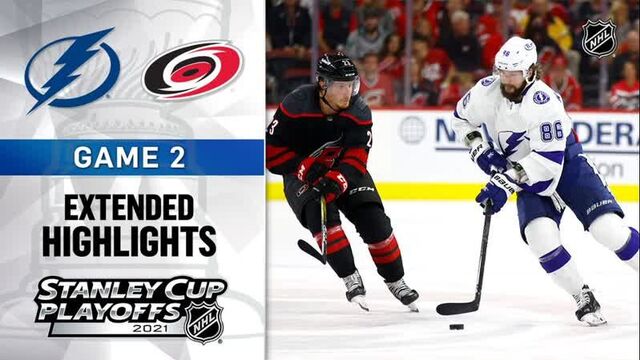 Tampa Bay Lightning vs Carolina Hurricanes R2, Gm2 Jun 1, 2021 HIGHLIGHTS
