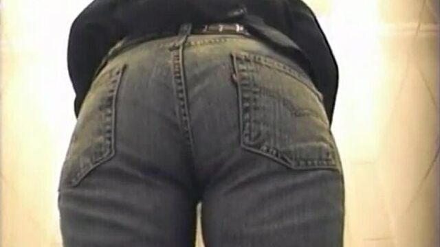 Pure CMNF - Lucky Voyeur In Women's Toilet