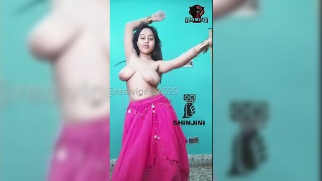 Indian Model Shinjini Does Topless Dance Arab Style xHamster.mp4