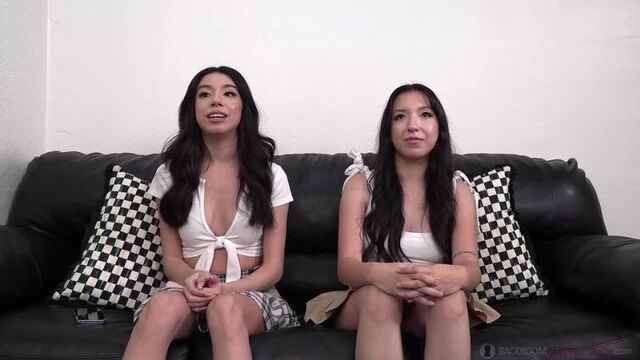 Twins Both Fucked In The Ass In A Threeway At Backroom Casting Couch