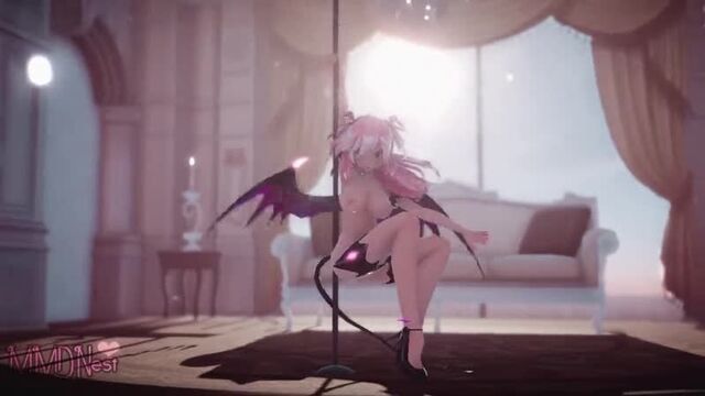 MMD SEX SUCCUBUS LUKA - POLE DANCING