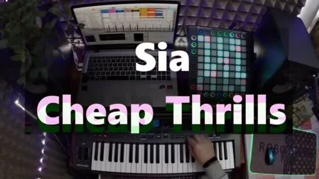 SIA-CHEAP THRILLS-DANCE MIX#music#piano#remix#cover