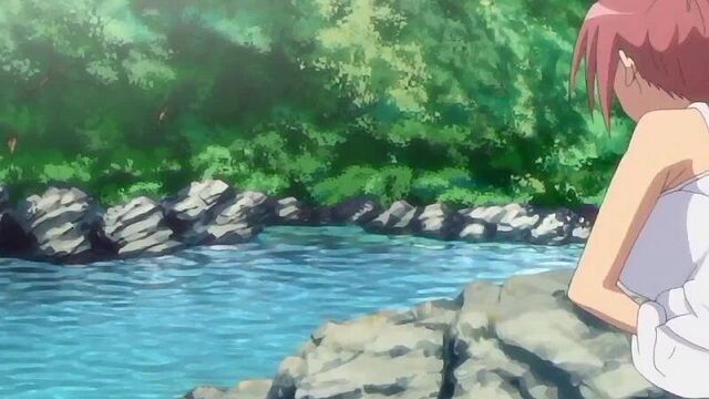 Topless anime girl 16