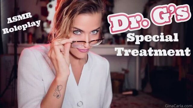 Gina Carla - Dr. G's Special Treatment | Сладкие Cливы ASMR Onlyfans Patreon GinaCarla