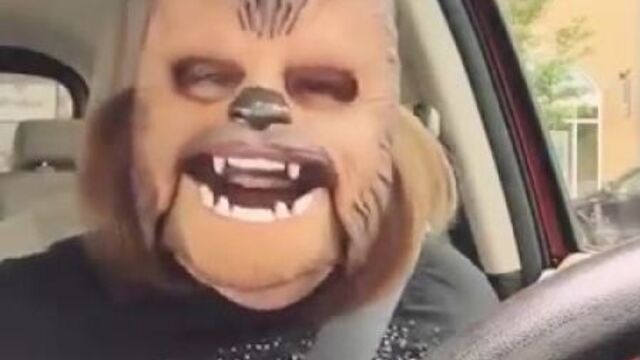 Its simple joys in life Chewbacca mom