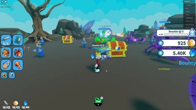 АИД ROBLOX - ВЫБИЛ *ЛЕГЕНДАРНЫЙ* СКИЛЛ С БОССА! ТЕПЕРЬ Я ПРО! ROBLOX Weapon Fighting Simulator