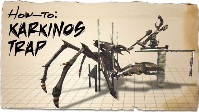 How to build a Karkinos Taming Trap (v3) - ARK- Survival Evolved - Building Tips