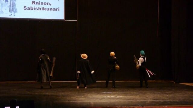 One Piece «Strong World» (Санджи Винсмоук, Нико Робин, Монки Ди Луффи, Ророноа Зоро) - BubbleBlue Cosplay Team