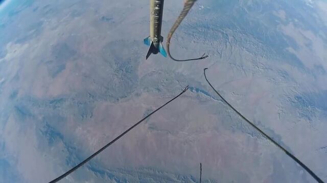 GoPro камера на ракете + видео полета