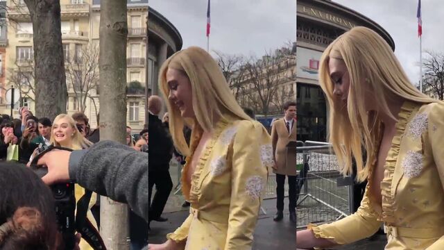 Elle Fanning nude
