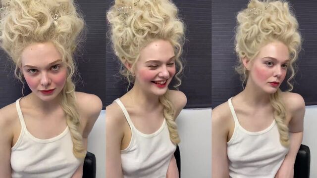 Elle Fanning nude