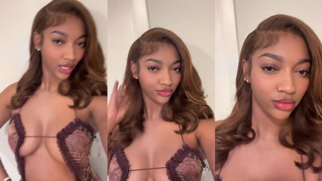 Angel Reese nude