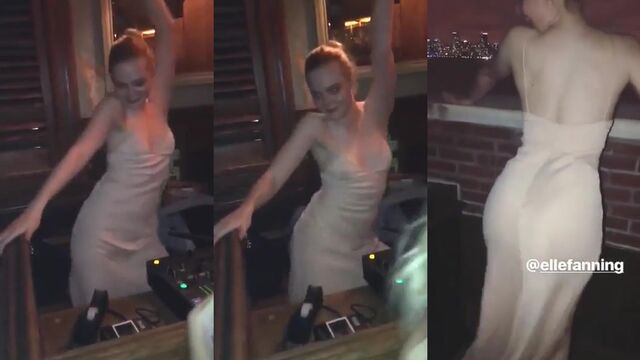 Elle Fanning nude
